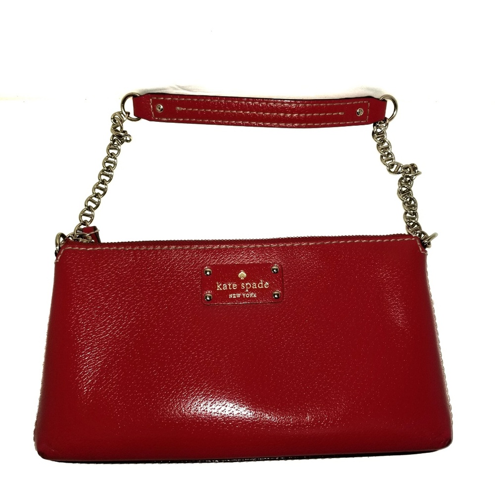 Kate Spade Byrd Wellesley RARE Garnet Red Bag - Picture 2 of 8